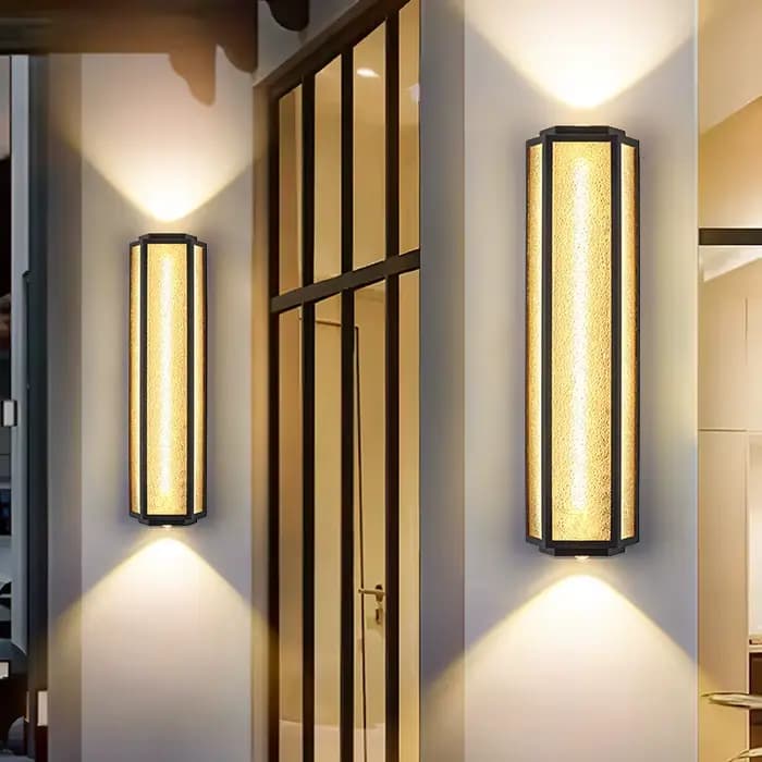 Applique extérieure lampe de couloir lampe de porche en acier inoxydable Villa entrée appliques murales étanches luminaire mural externe