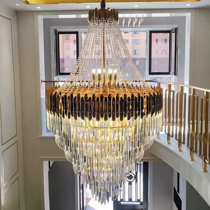 Lustre en cristal de luxe moderne pour salon ou chambre à coucher, plafonniers de décoration intérieure, installation facile, ambiance élégante et confortable