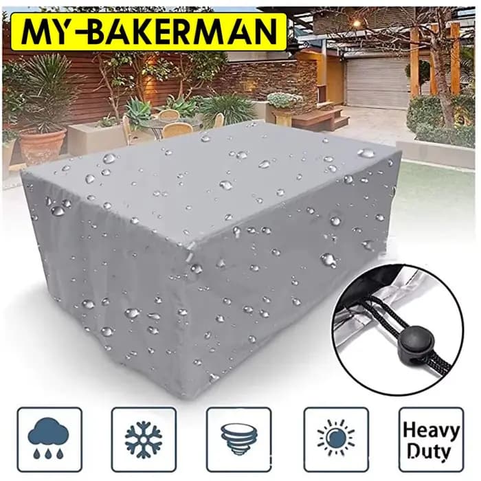 Housse imperméable pour meubles de jardin, terrasse extérieure, housse de chaise de pluie et de neige, housse anti-poussière pour canapé, Table et chaise avec sac