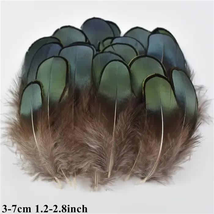 Plumes de faisan naturelles pour l'artisanat, bijoux à bricoler soi-même, accessoires exécutifs, plume bon marché, décorations de mariage, haute qualité, 6-8cm