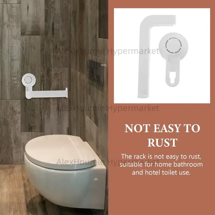 Ventouse porte-papier hygiénique support mural pour salle de bain Durable sans perceuse ventouse rouleau de papier cintre avec supports à Surface lisse