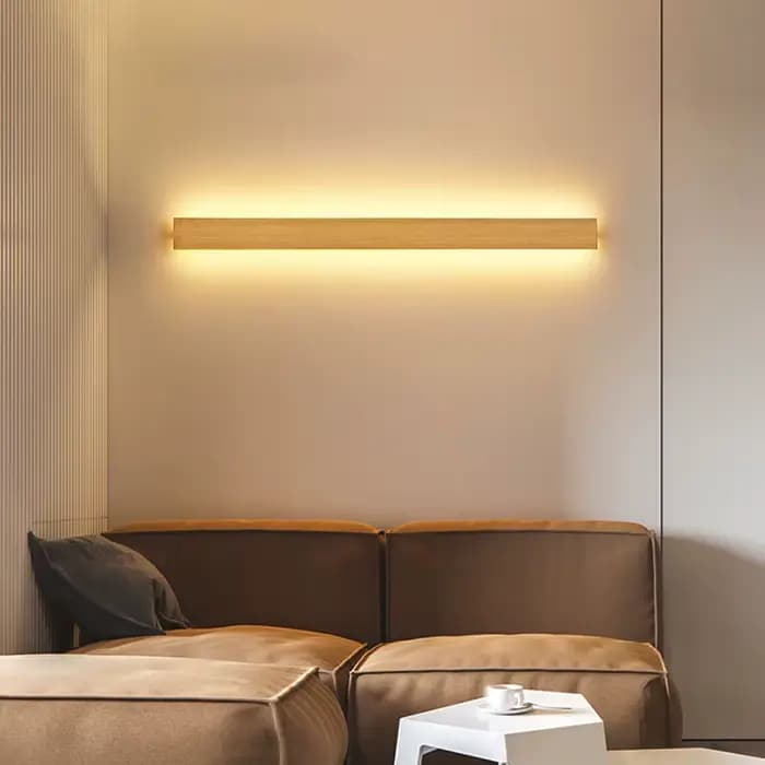 Applique Murale Dorée au Design Moderne, Luminaire Décoratif d'Nik, Idéal pour une Chambre à Coucher, un Couloir ou un Salon