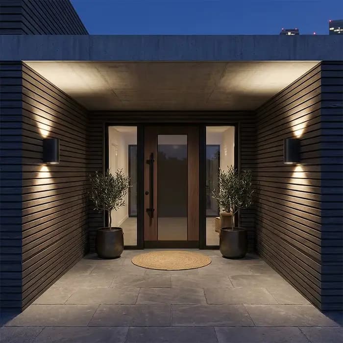 Applique murale LED extérieure 5W 10W GU10, éclairage bidirectionnel, étanche, pour jardin, villa, cour, porche