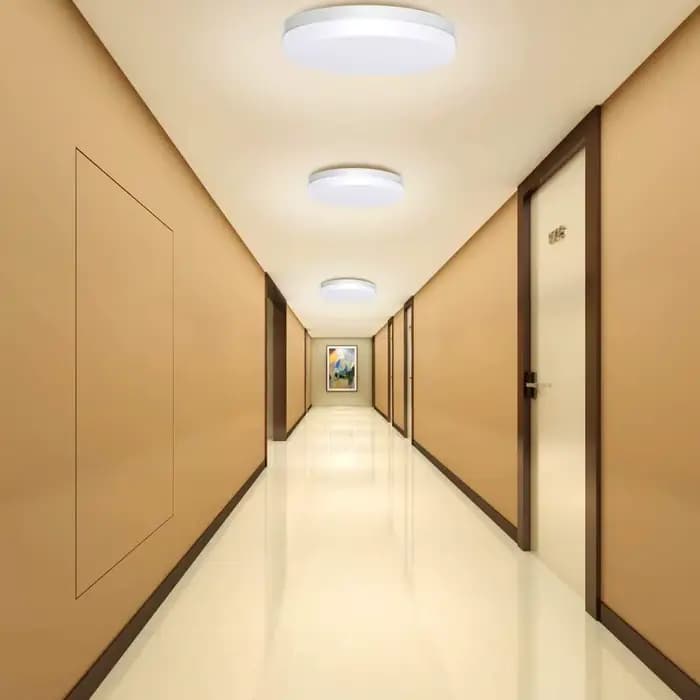 Plafonnier LED rond Ultra-fin, luminaire encastré étanche, lumière du jour 6500K, éclairage domestique moderne pour chambre à coucher, cuisine, couloir
