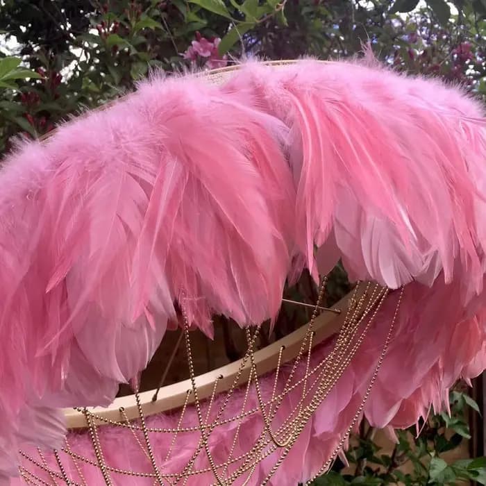 Plumes de faisan de dégager multicolores jetables, garniture à franges pour l'artisanat, décoration de robe, plume de coq naturelle gratuite, 1 mètre