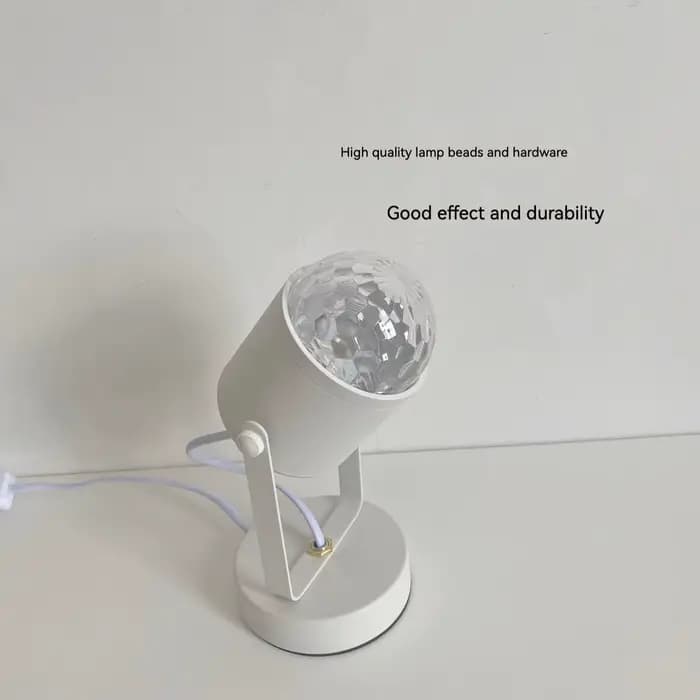 Applique murale à ondulation de l'eau, petite veilleuse, lumière d'ombre, humeur rotative, chevet, lumière ambiante, Netflix Live, décoration de chambre à coucher