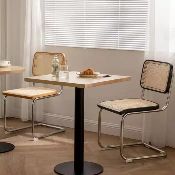 Chaise de salle à manger en rotin tissé moderne, chaises de Restaurant d'extérieur, chaise empilable en rotin