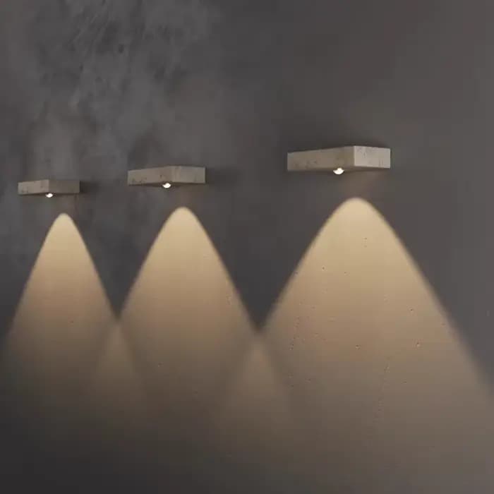 Applique murale LED en travertin jaune, en marbre wabi-sabi, pour chambre à coucher, Bar, hôtel, lampe d'ambiance moderne et minimaliste, luminaire décoratif d'intérieur