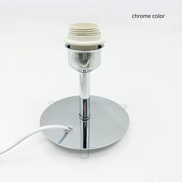Lampe en céramique E27, lampe en verre, lampe vase, abat-jour fait main DIY pour lampe de table, support de lampe, base de lampe à fixation par ressort pour bouche de bouteille