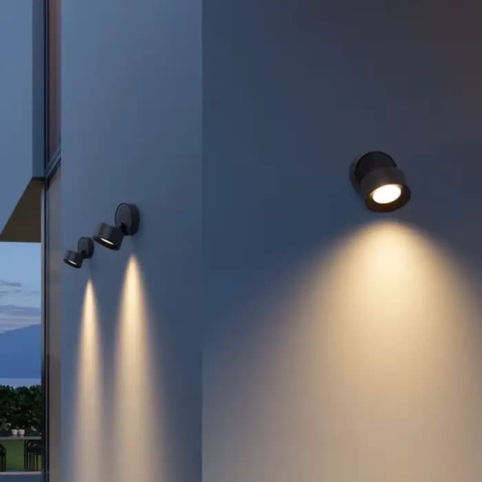 Lampe murale extérieure étanche pour cour, villa, portail, terrasse, jardin, enclos, balcon - Décoration d'éclairage moderne