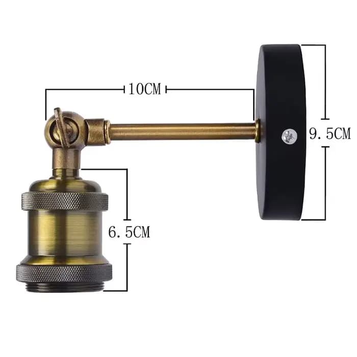 Vintage industriel mur LED lumières rétro lampe 110 V-220 V E27/E26 intérieur salon chambre Bar luminaires décoratifs