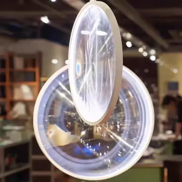 Yuji Okitsu lustre LED rond clair verre lumière réplique lampe design hôtel salon lampe design salle à manger meubles li