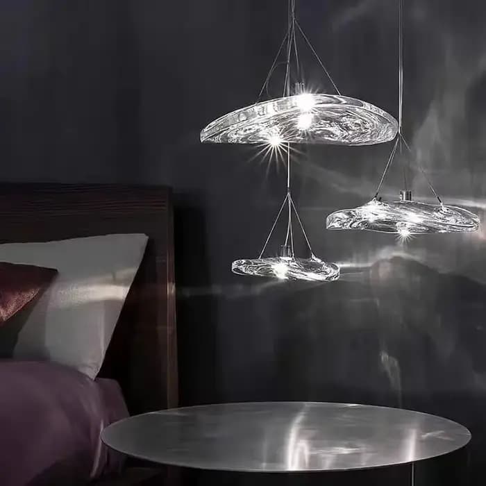 Plafonnier LED Suspendu au Design poumons Moderne, Luminaire Décoratif de Plafond, Idéal pour un Salon, une Salle à Manger, une Chambre à Coucher ou un Bar