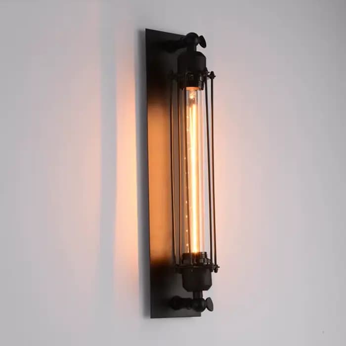 Style industriel rétro fer applique murale couloir escalier Restaurant Loft chambre lampe chevet maison décor intérieur LED éclairage