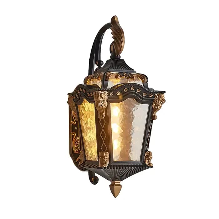 Applique murale extérieure rétro, éclairage nocturne pour villa, jardin, porte, patio, lampe de véranda vintage E27, étanche