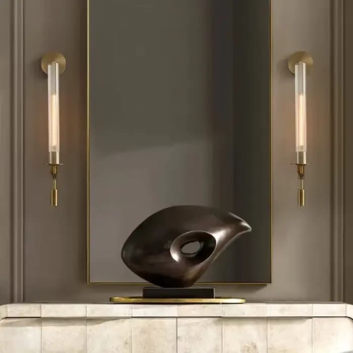 Lampes murales en verre pour chambre à coucher, chevet, hôtel, luminaires modernes, éclairage décoratif d'ambiance, luminaire pour la maison