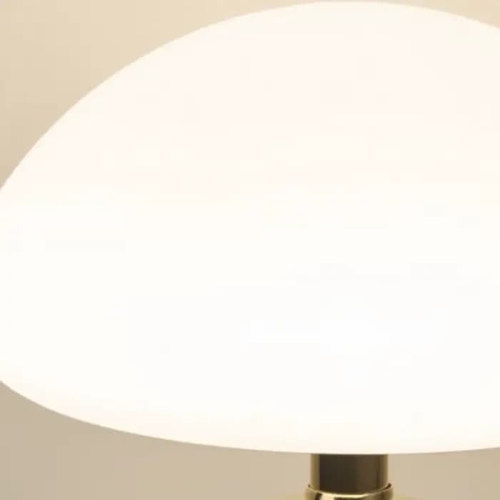 Petite lampe de table en forme de champignon, jolie lampe de table en céramique colorée crème, éclairage de nuit pour chambre d'enfants, décoration de maison, accessoires de chambre