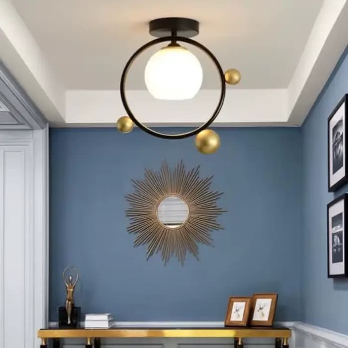 Petit lustre nordique pour couloir, lampe Everakroom, lumière d'oiseau de balcon, café créatif, éclairage d'entrée