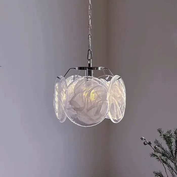 Lustre en verre coloré de Murano français, lampe suspendue de style médiéval italien pour table de chevet, couloir, entrée, décoration intérieure