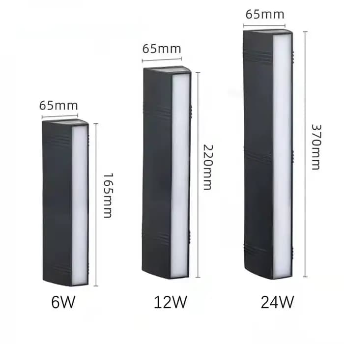 LED applique murale extérieure IP65 étanche jardin lumière escaliers allée couloir Villa jardin mur extérieur trois voies lumineux projecteur
