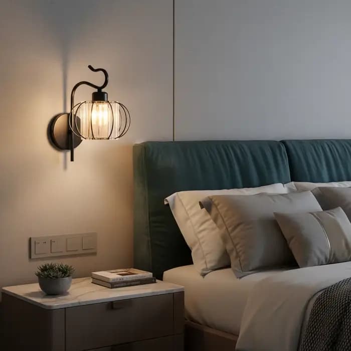 Applique murale LED moderne de luxe dorée, style nordique créatif, en cristal, pour salon, couloir, chevet, décoration intérieure en métal