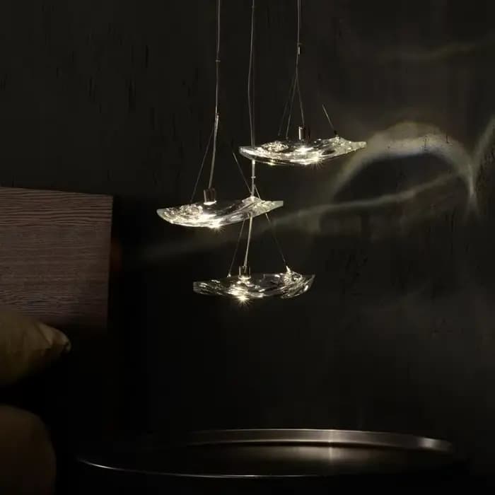 Plafonnier LED Suspendu au Design poumons Moderne, Luminaire Décoratif de Plafond, Idéal pour un Salon, une Salle à Manger, une Chambre à Coucher ou un Bar