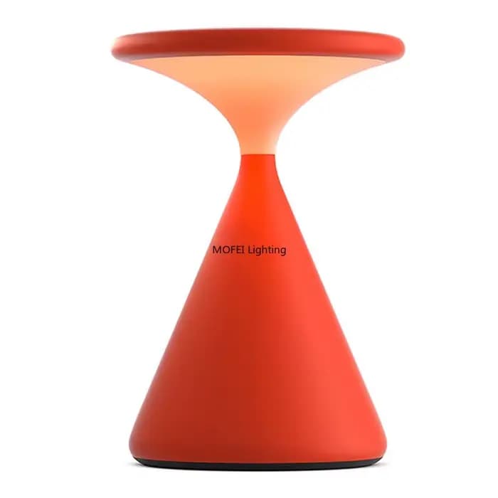 Lampe de table rechargeable design pour chambre à coucher, salon, canapé, bureau, chevet – Lumière LED moderne, luxueuse et haut de gamme