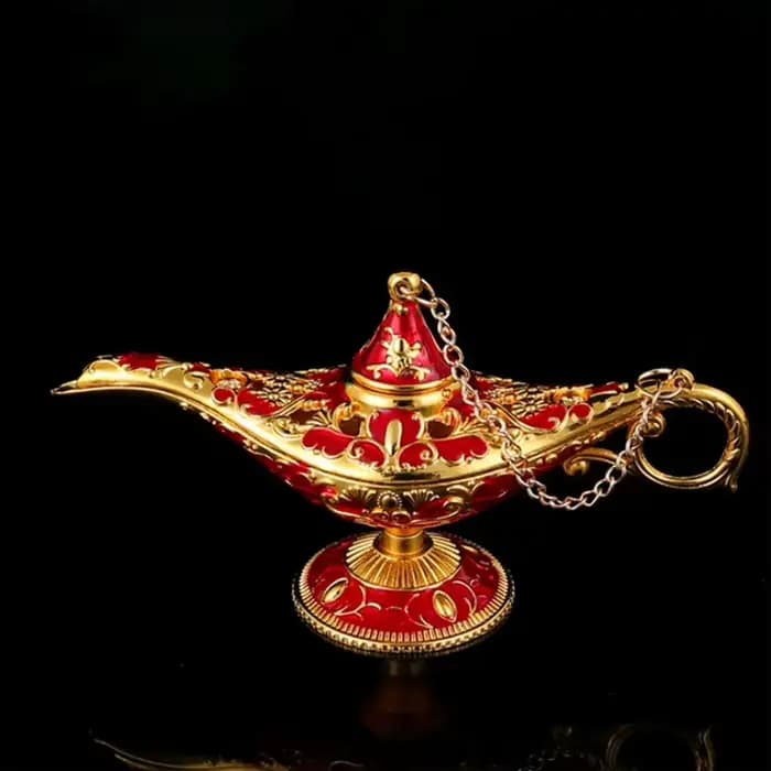 Lampe Aladdin, ornement artisanal de bureau, idéal pour salon, salle d'étude, chambre à coucher, idée cadeau de vacances Unique