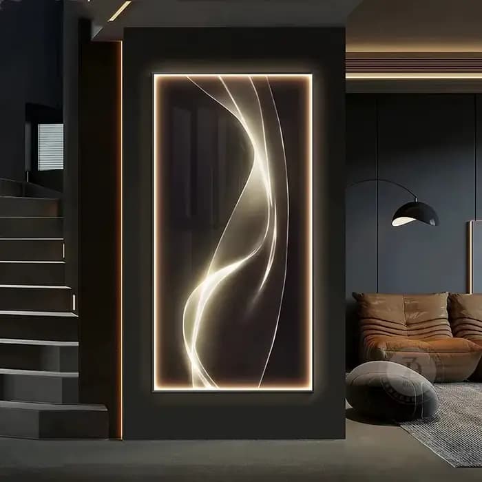 Applique murale ligne moderne design lumière LED peinture intérieure pour la maison salon cuisine couloir escaliers chambre suspendue décorative