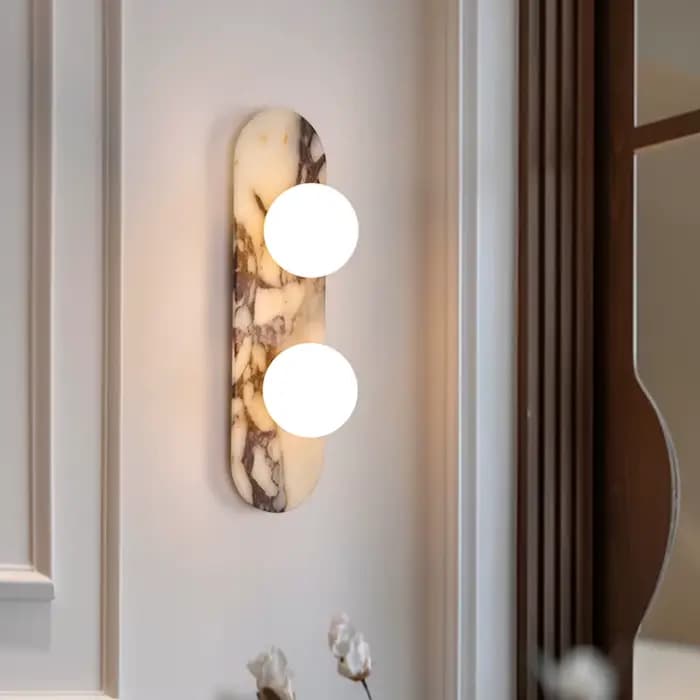 Lampe murale Led créative en marbre nordique pour salon chambre à coucher entrée étude luminaires d'intérieur modernes élégants pour décoration de maison
