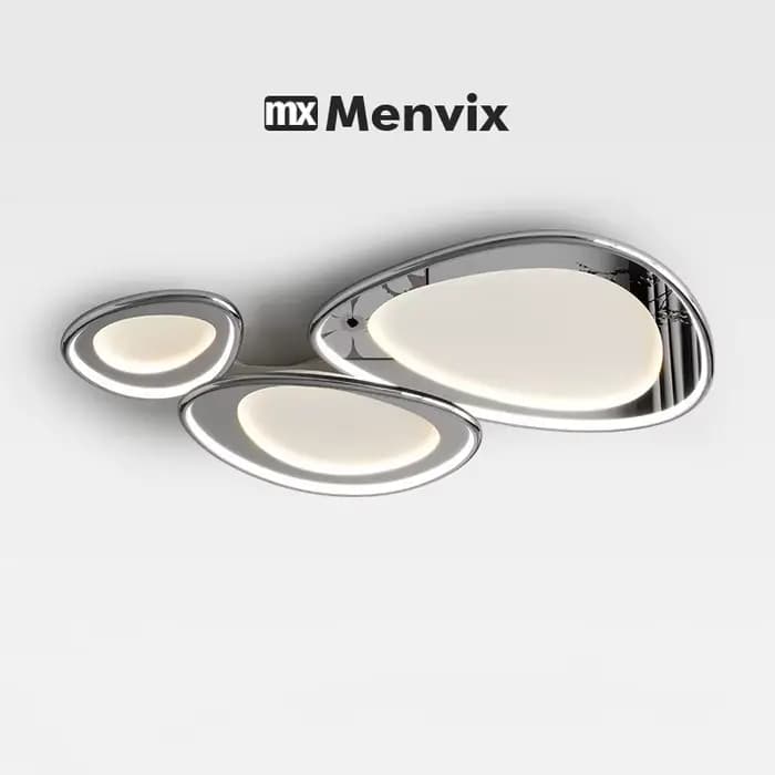 Menvix salon lampe LED Lustres éclairage intérieur luminaire cuisine Lustre lampes blanc Chrome lampe luminaire décor à la maison