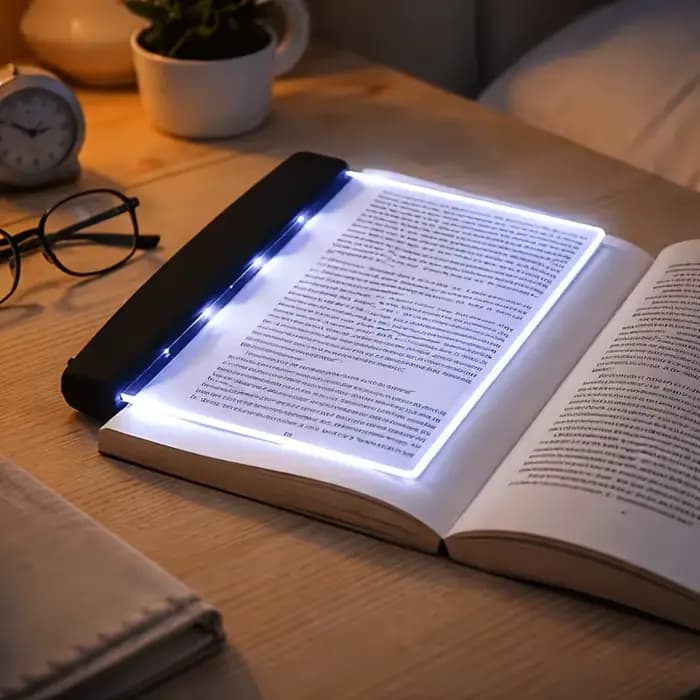 Lampe de lecture LED, lampe de lecture à piles pour étudiants, lampe de nuit pour protéger les yeux, lampe de bureau portable pour la lecture en intérieur, lampe de chevet pour l'étude