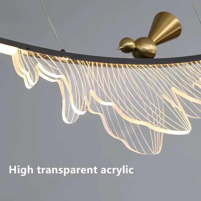 Lustre au Design moderne, Luminaire de plafond, Luminaire décoratif d'intérieur, idéal pour un salon, une salle à manger ou une chambre à coucher