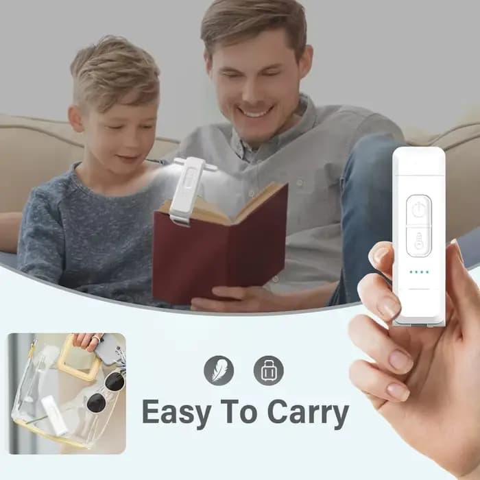 Lampe de lecture, lampe de livre rechargeable par USB pour lire la nuit au lit, lampe de marque-page portable à clipser LED pour lire au lit