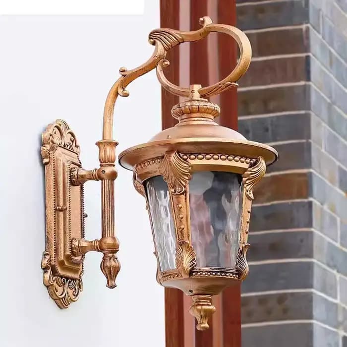 Lampe murale extérieure LED étanche pour couloir, cour, balcon, style européen, villa, éclairage d'entrée extérieur