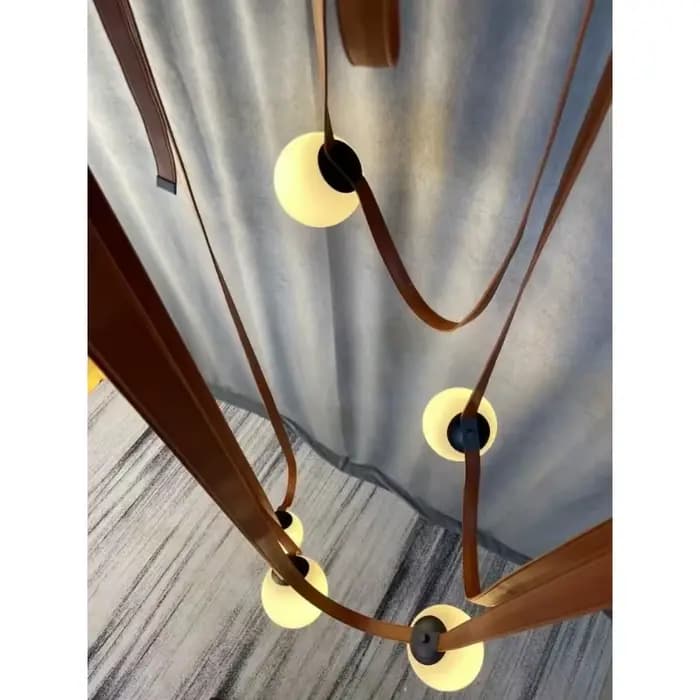 Luminaires suspendus de design italien, simples et créatifs, pour salle d'exposition, salon, escalier, salle à manger