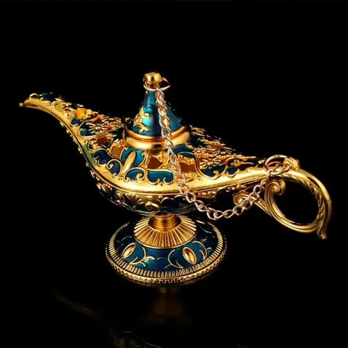 Lampe Aladdin, ornement artisanal de bureau, idéal pour salon, salle d'étude, chambre à coucher, idée cadeau de vacances Unique