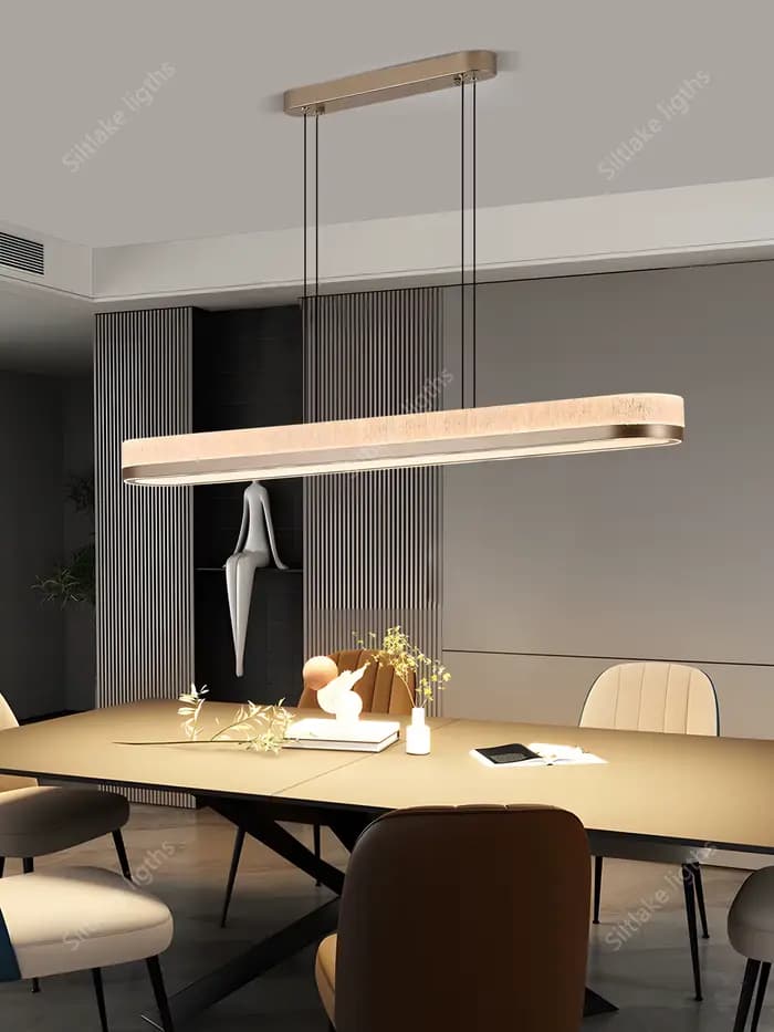 Style nordique restaurant design simple lustre toit lustre cuisine lumière table à manger lumière LED lustre décoratif