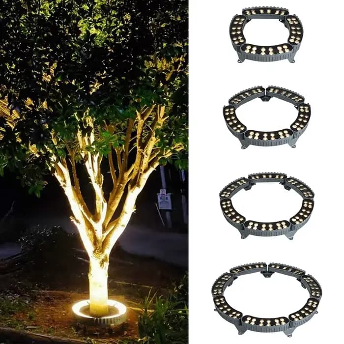 Led jardin arbre câlin lumières nuit Projection extérieure paysage lampe IP65 étanche pour la décoration de la maison jardin parc cour projecteur