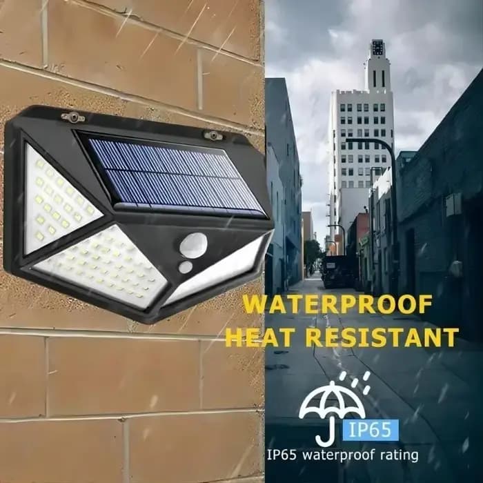 Lampe solaire LED multifonctionnelle avec détecteur de mouvement, lumière du soleil étanche, décoration de jardin extérieur, 62 projecteurs