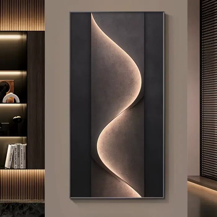 Lampe de mur LED de luxe salon fond couloir hôtel décoration de la maison haut de gamme Lustre suspendu peinture moderne Mural lumière