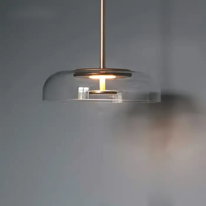 Lampe suspendue LED au design moderne, luminaire décoratif en verre pour restaurant, chambre à coucher, grenier, salon, éclairage de décoration pour la maison, lampes brillantes