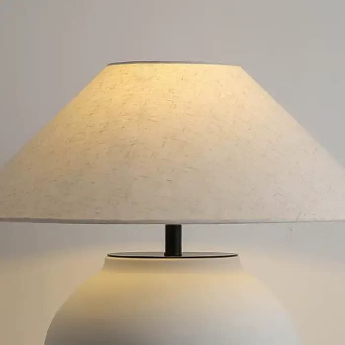 Lampe de Table japonaise Style wabi-sabi, décoration de chambre en céramique, Simple rétro, chambre à coucher, chevet, canapé, table basse, lumière décorative