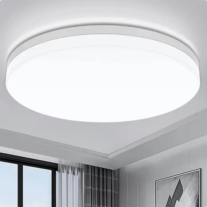 Plafonnier LED rond Ultra-fin, luminaire encastré étanche, lumière du jour 6500K, éclairage domestique moderne pour chambre à coucher, cuisine, couloir