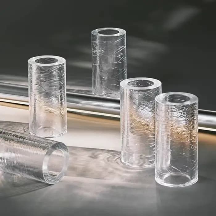 Lampes suspendues longues en verre modernes pour cuisine île Bar Table à manger Design italien minimaliste salle à manger luminaire LED