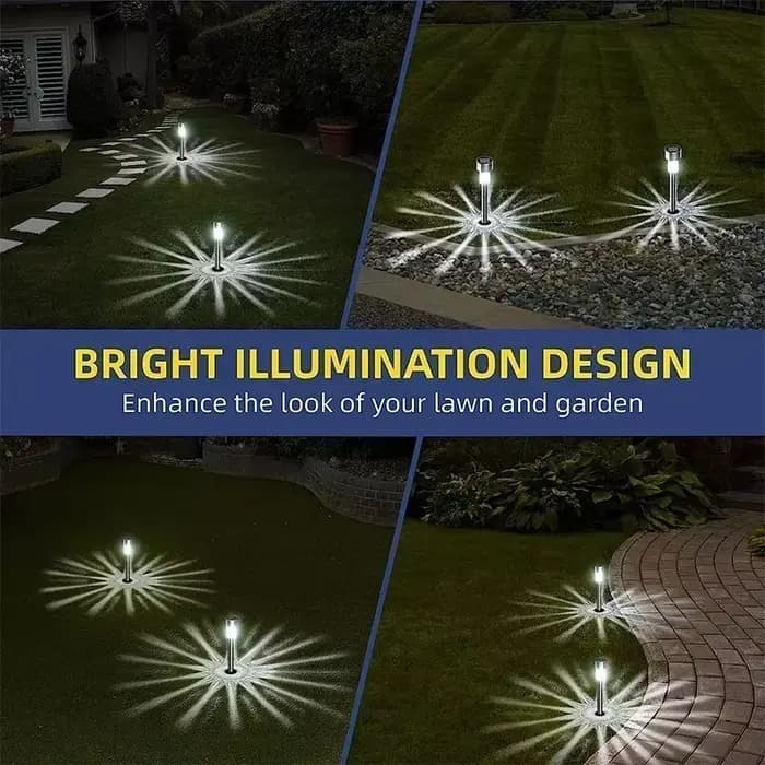 Lampe solaire LED d'extérieur, imperméable, luminaire de paysage, idéal pour un jardin, pack de 10, 20 ou 30 unités