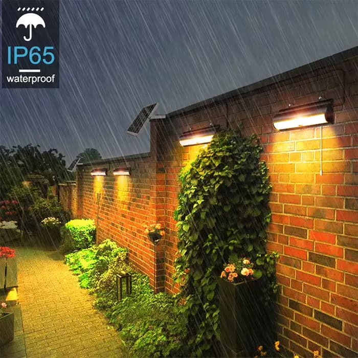 Lampes suspendues solaires extérieures lampe solaire extérieure de jardin étanche avec détecteur de mouvement projecteur LED lumières de hangar solaires à distance