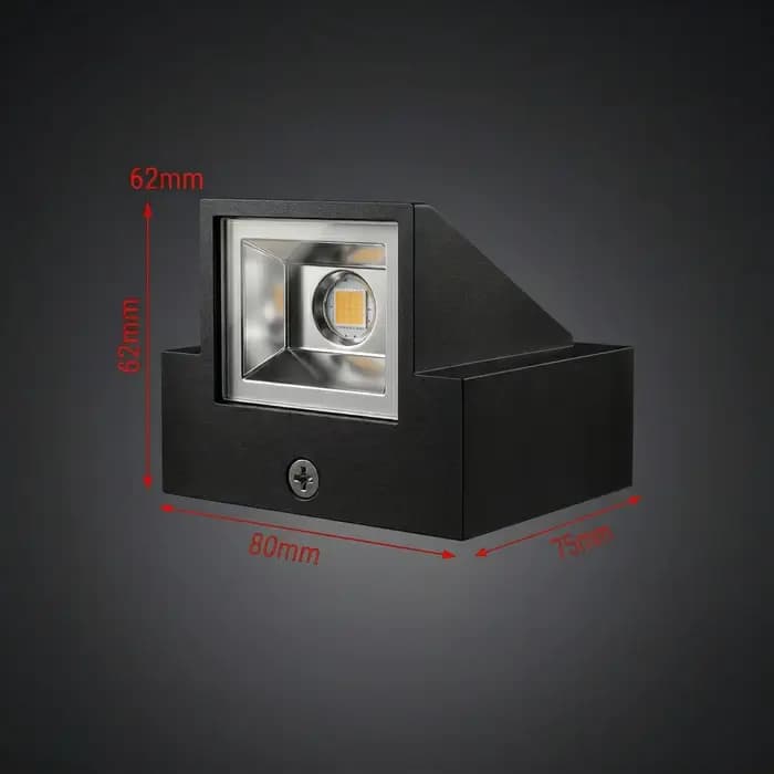 Applique murale LED extérieure étanche IP65 en plastique AC110V 220V pour balcon, jardin, porche – Luminaire décoratif pour la maison