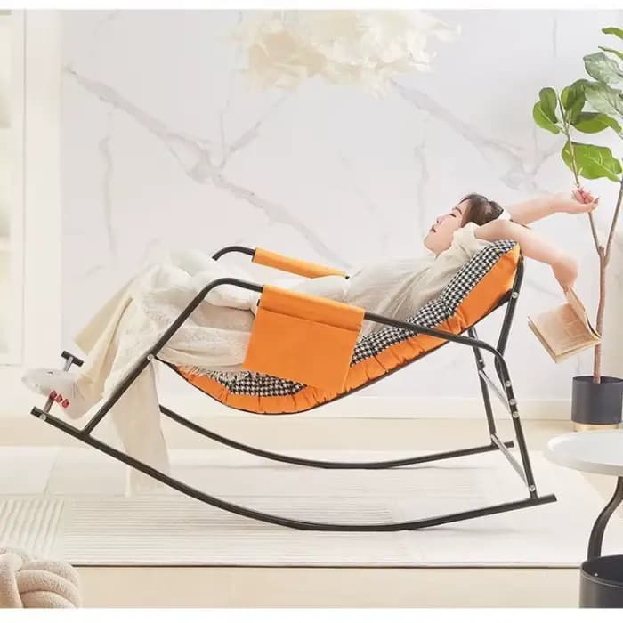 Canapé double inclinable multicolore, chaises à bascule, salon, chambre à coucher, balcon