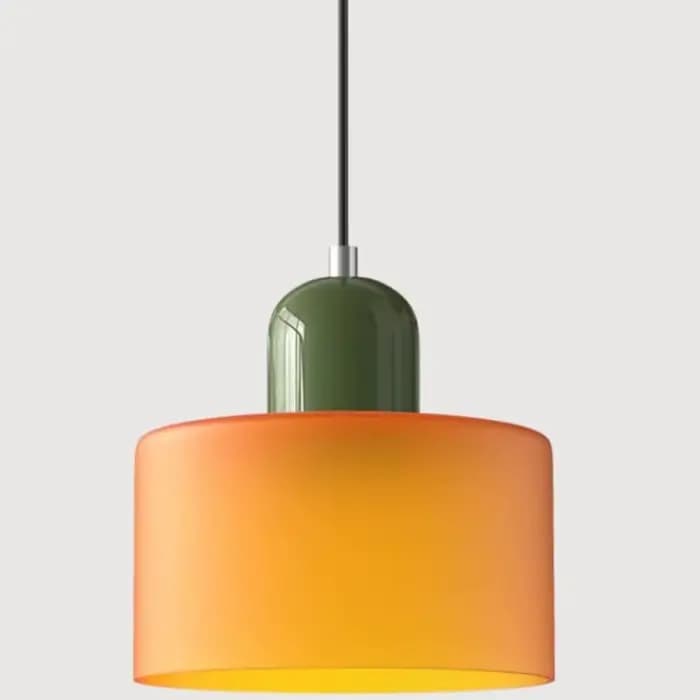 Lampes suspendues LED en verre rétro européen, lampe suspendue pour tête de lit de chambre à coucher, Restaurant, comptoir de Bar, café, luminaires de Bar